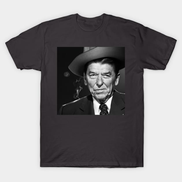 Ronald Reagan After Smoking T-Shirt by Matt's Wild Designs